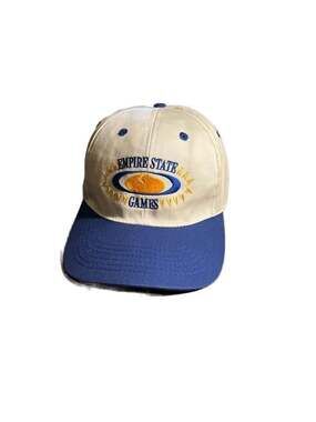 Vintage Empire State Games Embroidered Cap Adjustable Volunteer NY Blue